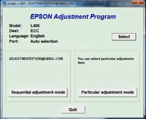 Epson l360 resetter free download