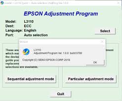 Epson resetter adjustment program softwear Free L3110,L3150 Resetter cracked